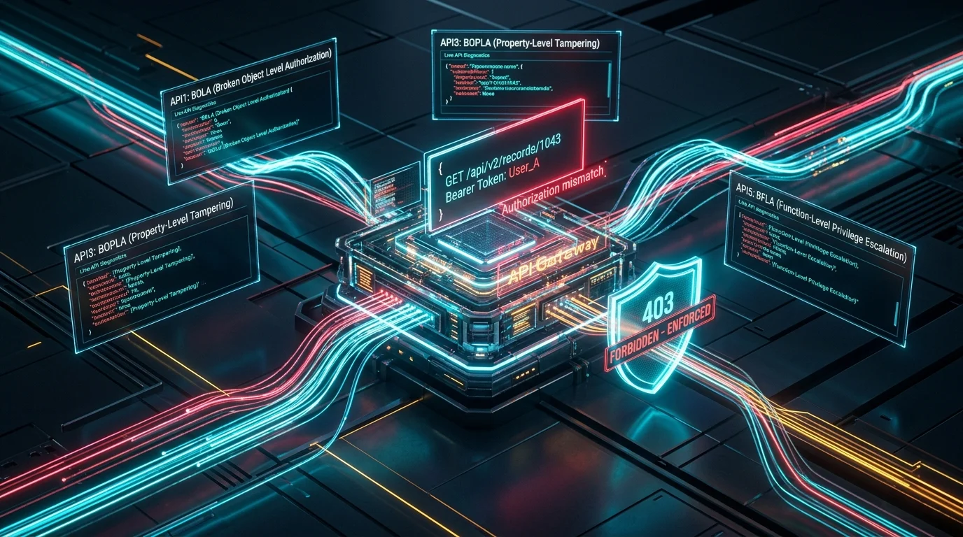 OWASP API Security Top 10: Testing BOLA, BFLA and Property-Level Authorisation